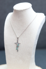 CROIX STRASS VERTS 2